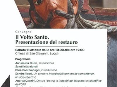 «Il Volto Santo. Presentazione del restauro»: convegno aperto alla cittadinanza. Sabato 11 ottobre ore 10 chiesa di San Giovanni