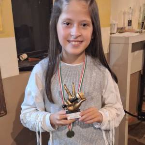 la vincitrice della categoria Baby